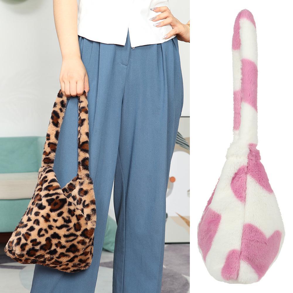 Túi Tote Đeo Vai Bằng Vải Bông Thời Trang Mùa Đông Cho Nữ