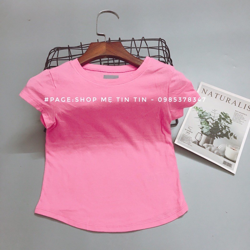 [OLDNAVY] áo cộc tay -chất cotton size:2y hồng trơn