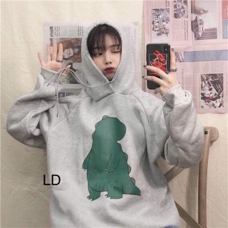 Áo mũ hodei khủng long xang - LD