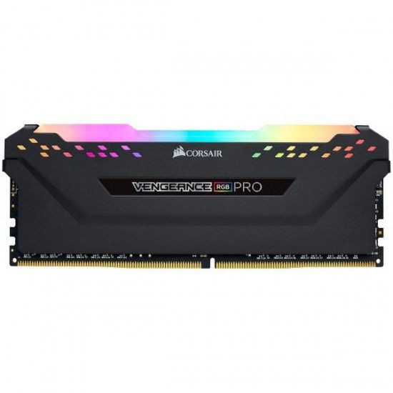 BỘ NHỚ RAM GẮN TRONG CORSAIR VENGEANCE RGB PRO BLACK HEAT SPREADER, RGB LED DDR4