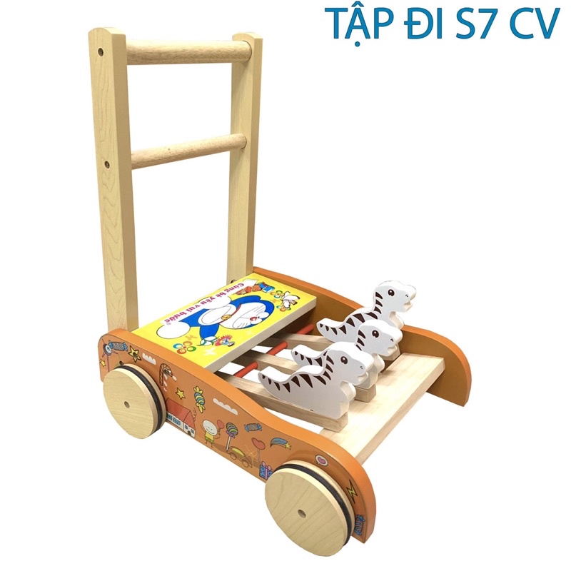 Tập đi bằng gỗ cho bé CAO CẤP
