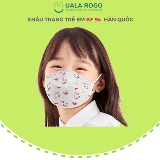 Khẩu trang KF94 hàn quốc cho bé 4 lớp chống bụi vi khuẩn chắn gió bảo vệ sức khỏe