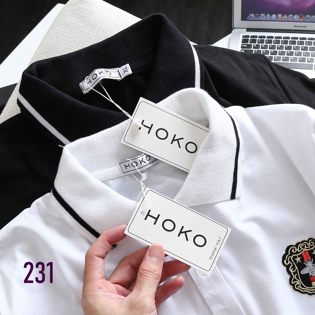 Áo Thun Nam Cổ Bẻ Polo Ngực Thêu Con Ong 231 Chất Liệu Cao Cấp Thấm Hút Mồ Hôi Phong Cách Trẻ Trung - Hazo