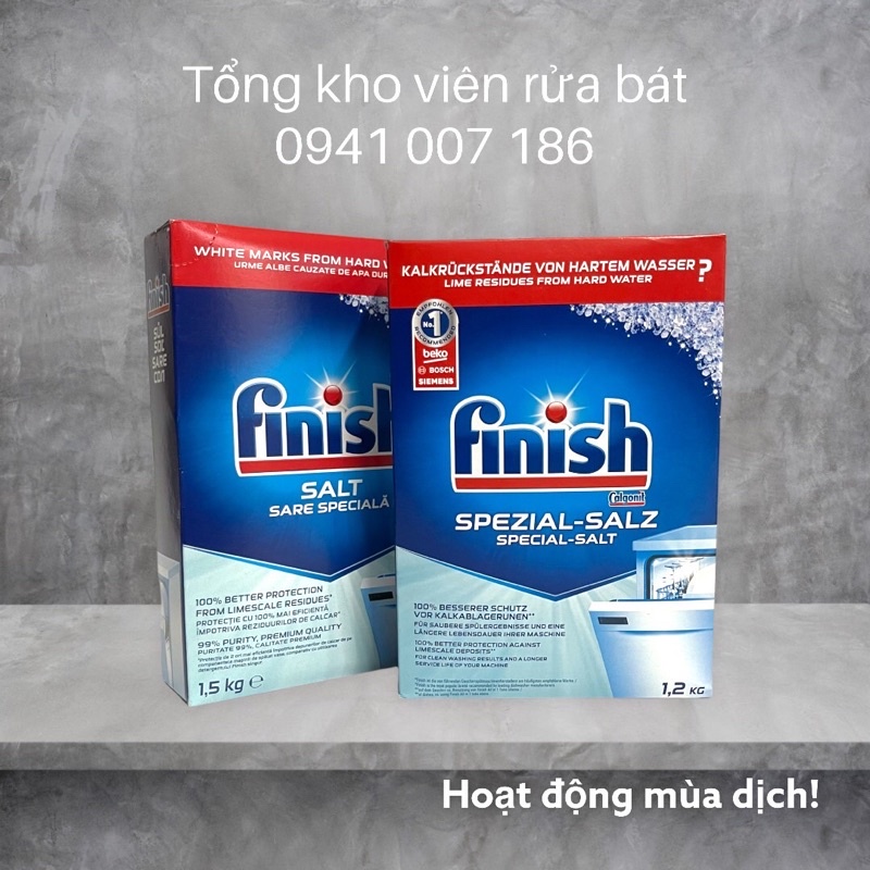 Muối rửa chén bát finish - hàng nhập khẩu chính hãng - ảnh sản phẩm 1