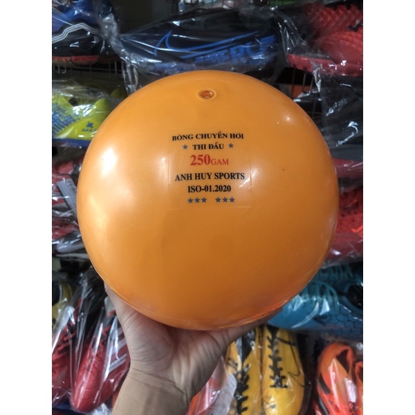 Bóng Chuyền Hơi 250g , Anh Huy Sport , Chuẩn Thi Đấu , TẶNG KIM BƠM BÓNG
