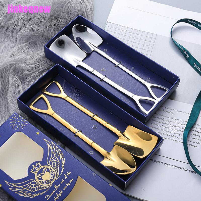 Thìa cà phê JINHF bằng thép không gỉ tiện dụng