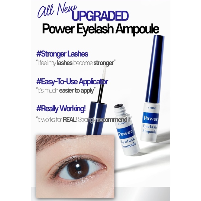 [Hàng mới về] Tinh chất dưỡng mi Etude House Power Ampoule