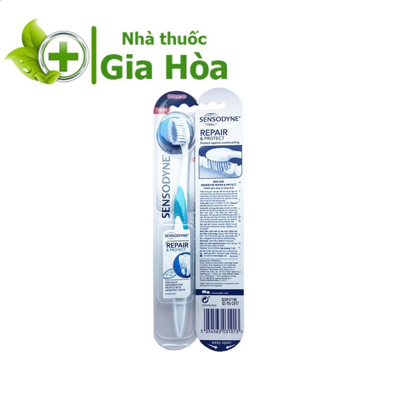 Bàn chải đánh răng cao cấp thiết kế dành cho răng ê buốt Sensodyne Repair Protect Extra Soft