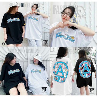 ÁO THUN Tay Lỡ in chữ A Form Rộng UNISEX TTT-PRO SHOP