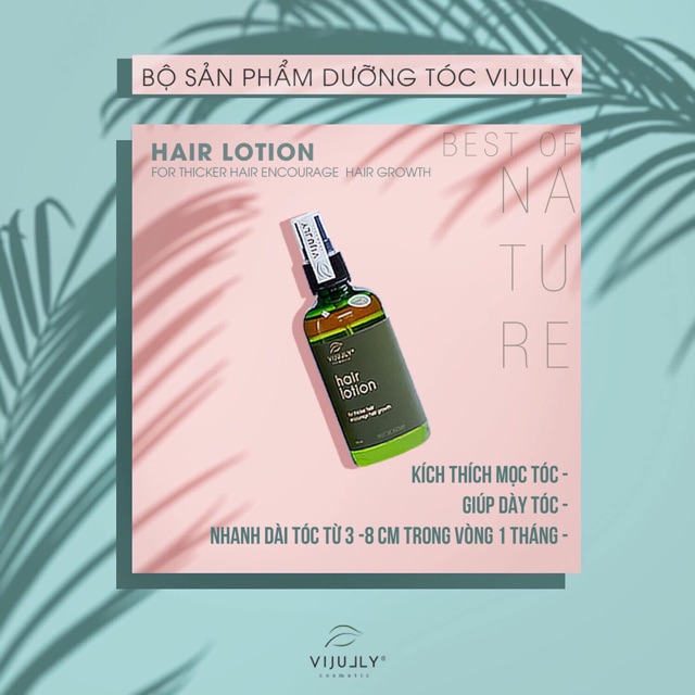 XỊT DƯỠNG TINH DẦU BƯỞI VIJULLY NGUYÊN CHẤT 100% (Tặng kẹp tóc)