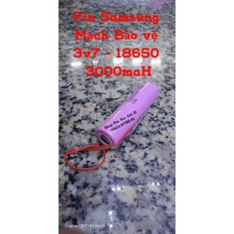 Pin 18650 Tông đơ máy cắt tóc Samsung 3000mah