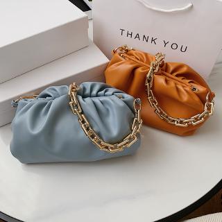 Summer bag 2020 trendy all-match one-shoulder cloud bag fashion simple chain bag high-end underarm bag