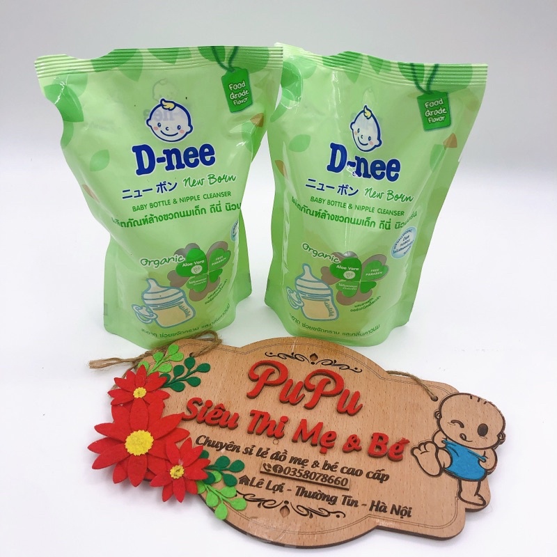 [CÓ TEM ĐẠI THỊNH] Nước Rửa Bình Sữa Dnee Cho Bé