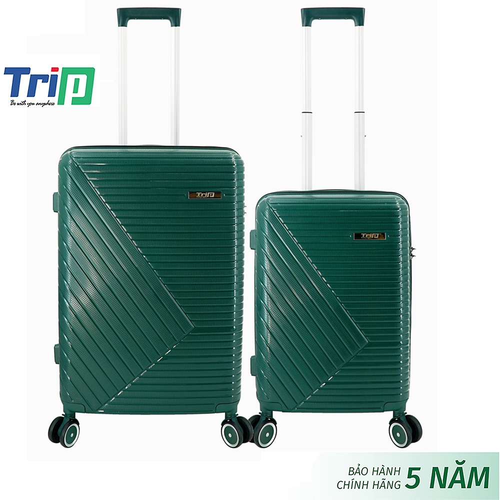 Bộ 2 vali du lịch nhựa dẻo TRIP PP108 gồm size 20inch và 24inch thumbnail