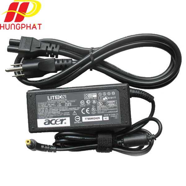, sac laptop acer 19V - 3.42A, 65W