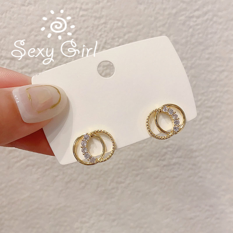 Bông Tai Ngọc Trai Nhỏ Đơn Giản Tinh Tế Quyến Rũ Cho Nữ