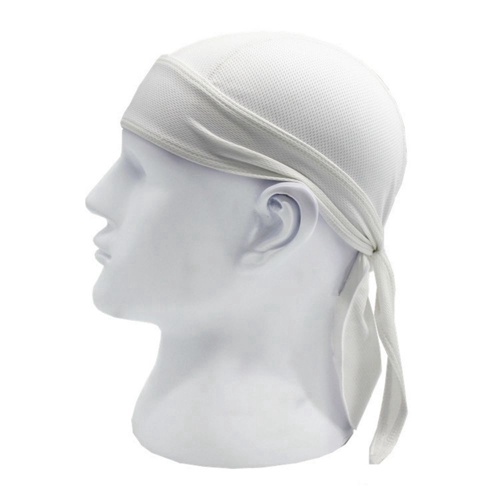Mũ quấn đầu bandana buộc chặt điều chỉnh màu trơn lái xe mô tô có 16 màu