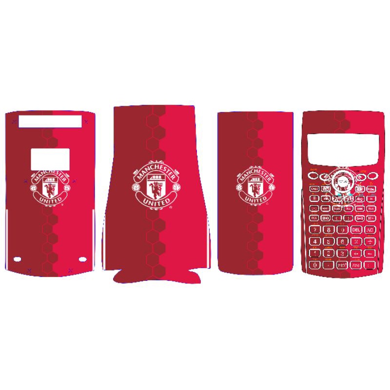 Skin dán cho máy tính bỏ túi Casio in hình các câu lạc bộ bóng đá