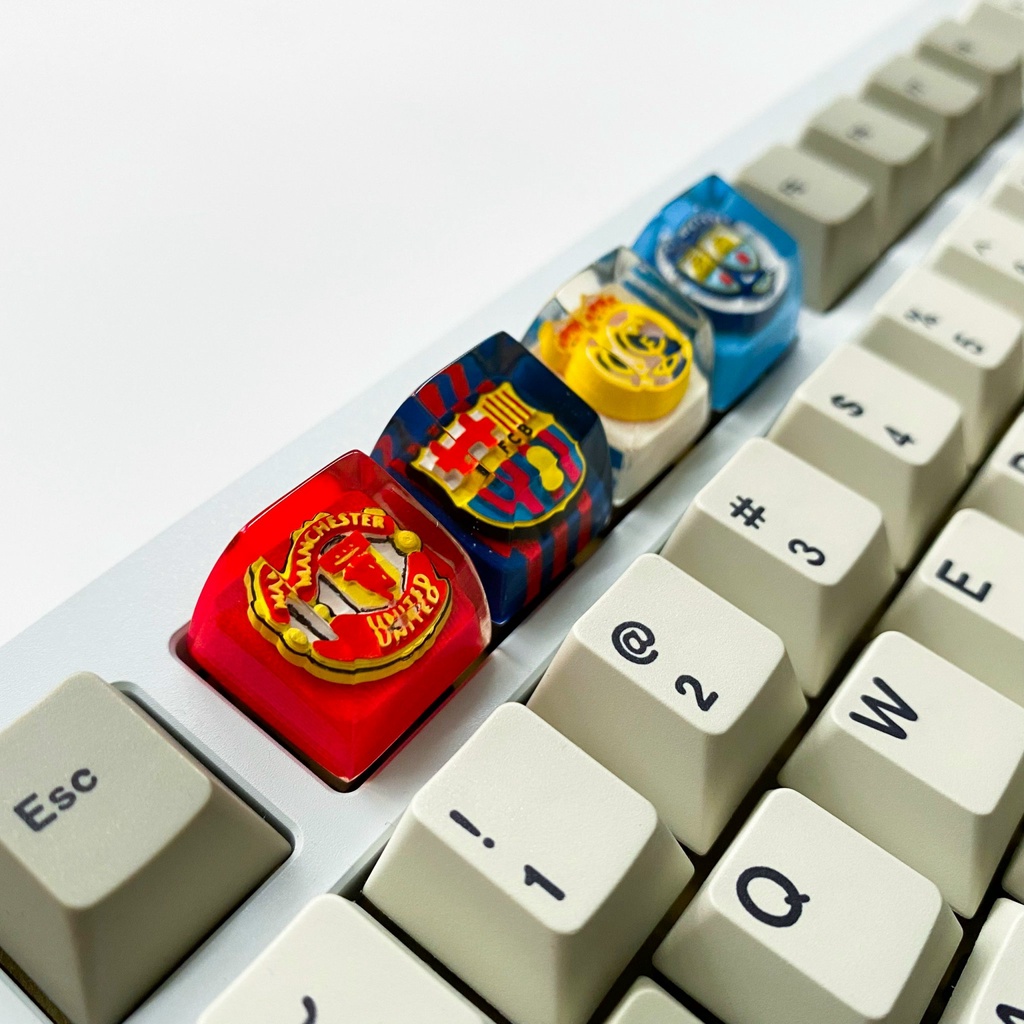 Keycap Artisan Football Clubs | Nút bàn phím cơ artisan biểu tượng các câu lạc bộ | Artisan