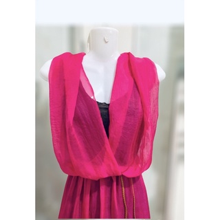 Đầm maxi voan Free size