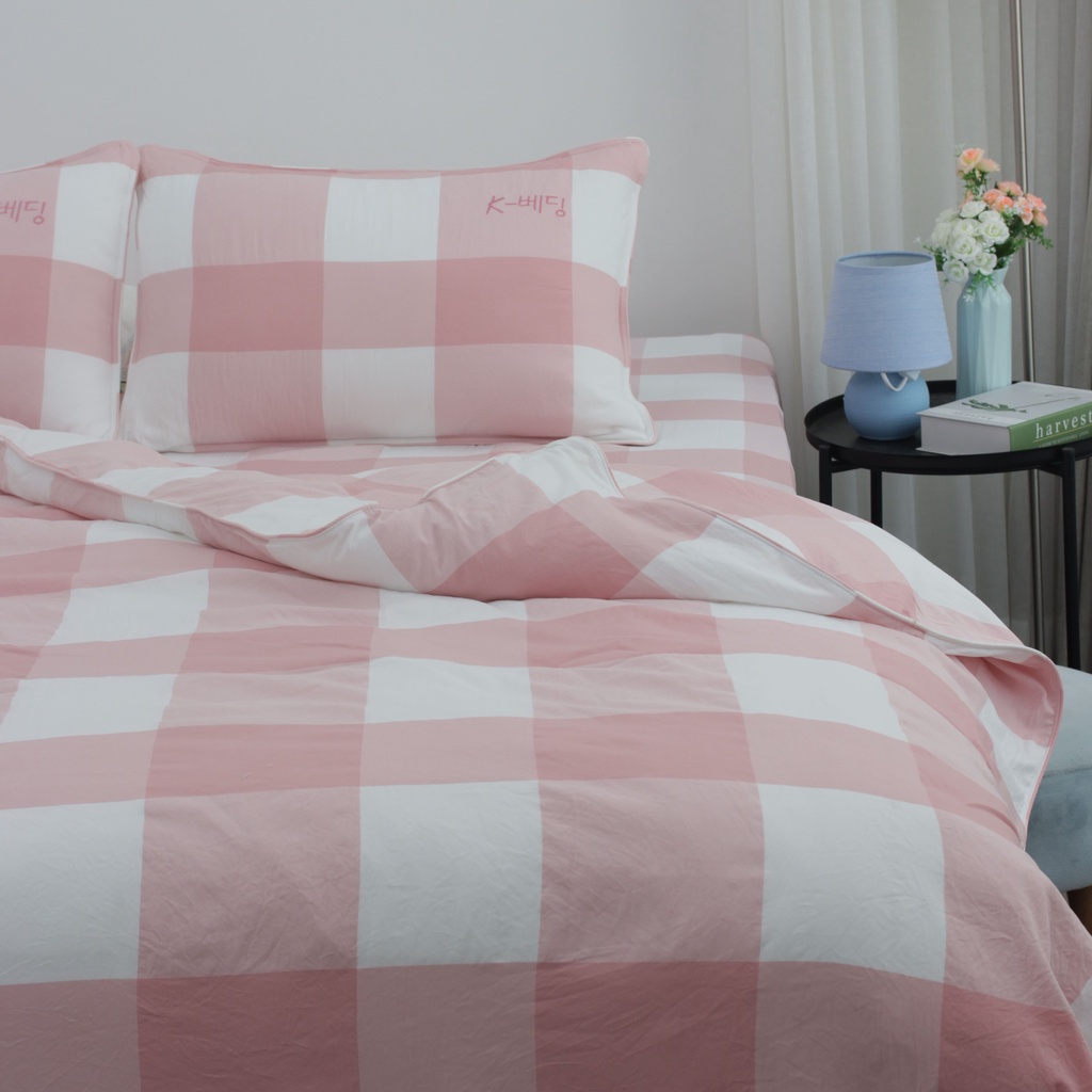 Bộ ga giường nhuộm sợi công nghệ Yarn Dyed K-Bedding KPCD