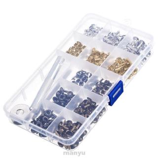Bộ 180 Đinh Tán Và Dụng Cụ Đóng Nút Cho Đồ Da