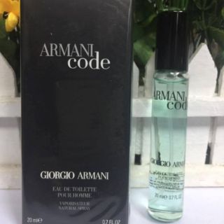 Nước Hoa Nam Armani code Black