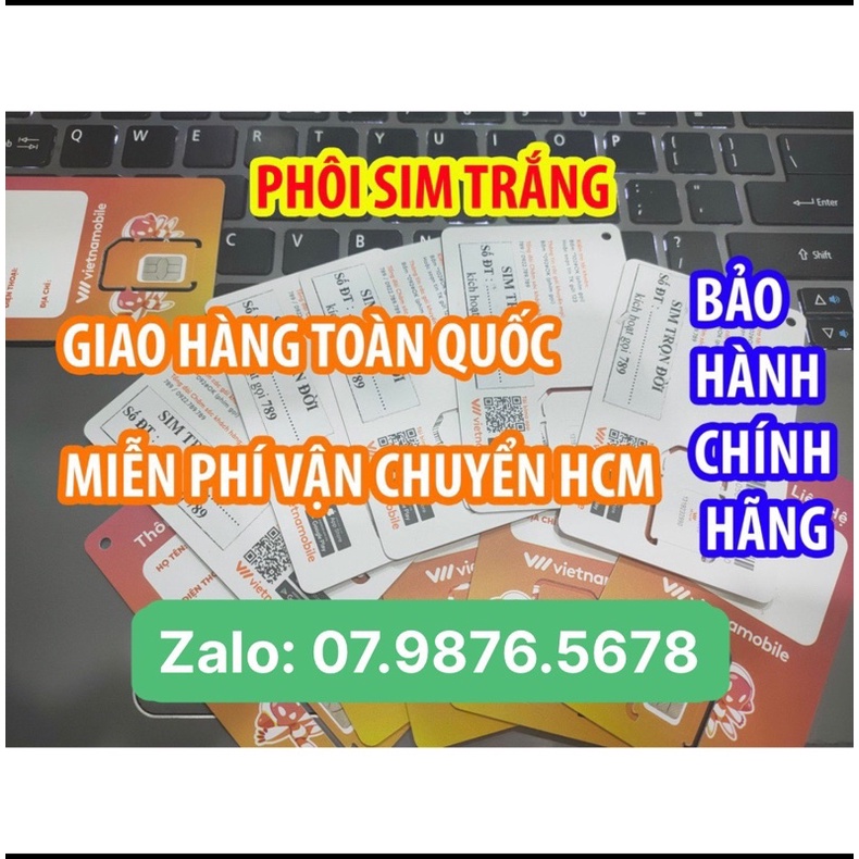 Phôi Sim Trắng 4G Vietnamobile Phiên Bản Mới Nhất 2022