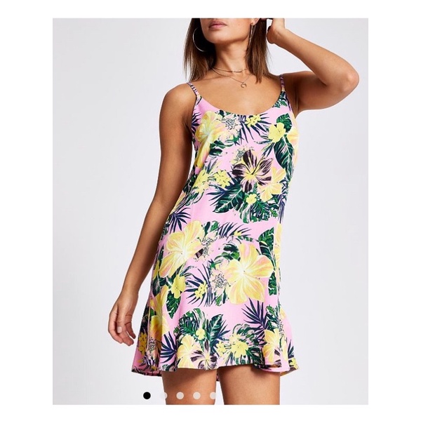 Vải lụa ngọc mai co giãn hoa lan nền cam nhạt