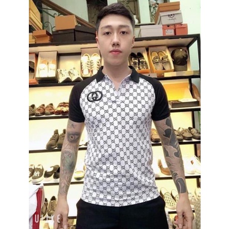 XẢ SALE (Chính Hãng) Sale 10.10 Sale ÁO PHÔNG CỔ TRỤ ĐÍNH ĐÁ- ÁO THUN GC HÀNG SPF. . Đẹp . New * ' . ' : ' : ! ? * * .