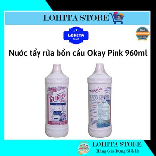 Nước tẩy bồn cầu Okay Pink 960ml Thái Lan Chính Hãng
