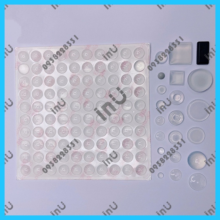 HCM -  Combo nhiều nút silicon dán chống trầy tường, giảm tiếng ồn cửa tủ đóng mở