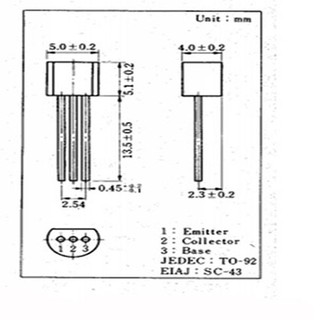 Combo 2 Transistor C828 TO-92 30V 0.1A NPN