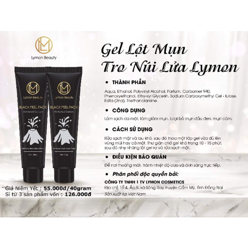 Gel lột mụn Tro Núi Lửa