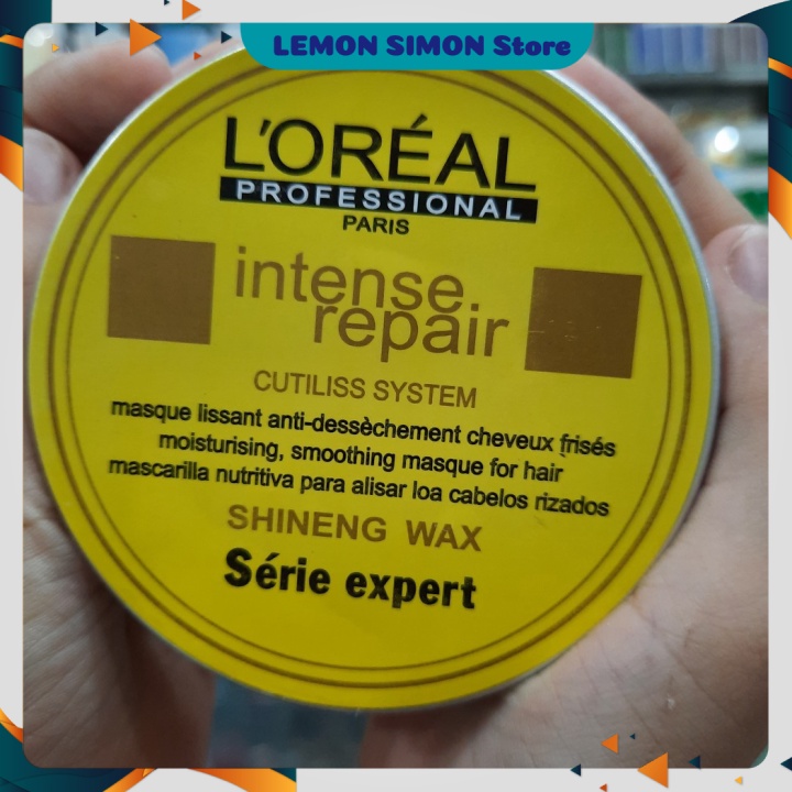 💖 Sáp Loreal mềm, sáp vuốt tóc Nam nhãn vàng, trắng trong suốt mềm, tạo kiểu tự nhiên