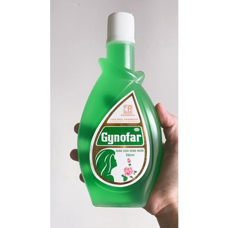 Dung dịch Gynofar 250ml dùng ngoài da hỗ trợ rôm sảy, ngứa viêm