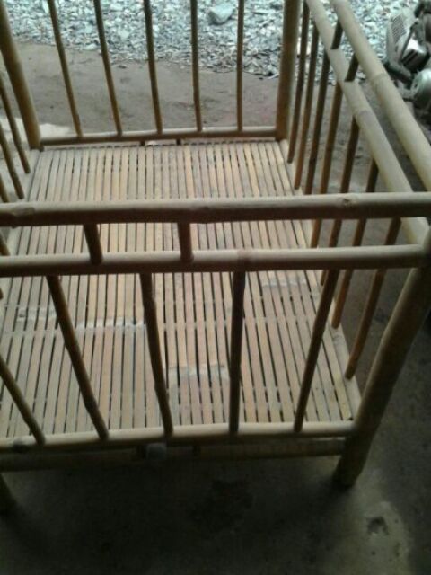 Cũi tre cho bé, chuồng tre cho bé.