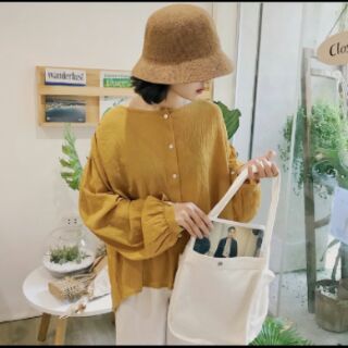 Mũ bucket chị Heominhon - Ảnh thật
