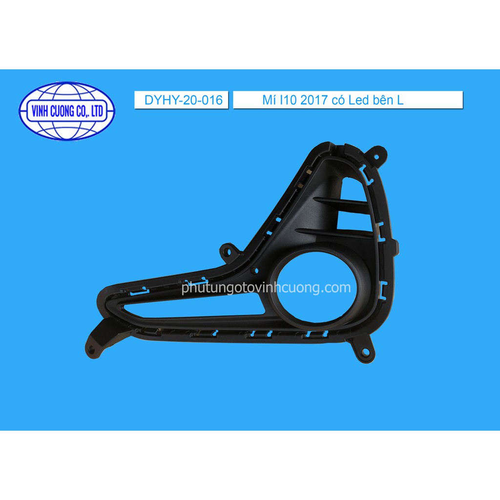 Ốp đèn gầm có lỗ  Hyundai I10 2017-2020