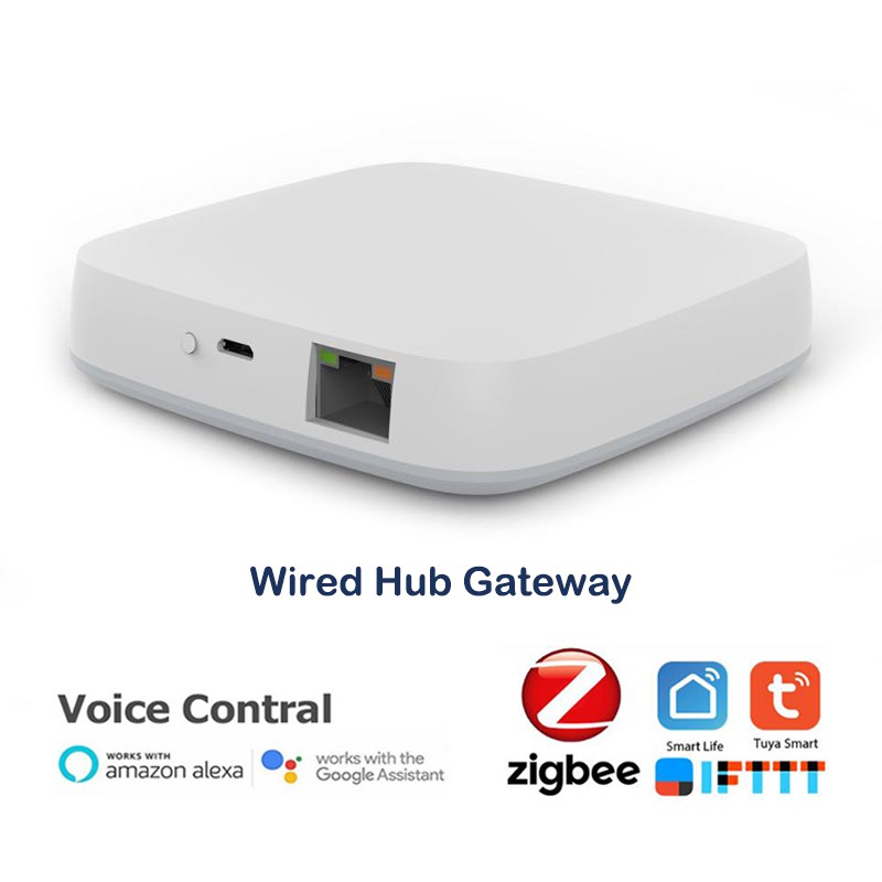 Bộ Điều Khiển Trung Tâm Zigbee hệ Tuya/SmartLife | Hub Tuya Zigbee LAN/Wifi