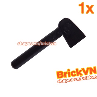[1 Cái] Phụ Kiện LEGO Minifigs: Rìu Của Lính Cứu Hoả, Màu Đen ID 383526 3835
