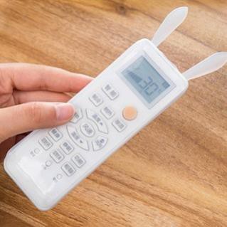 Vỏ Bọc Điều Khiển Silicone 🌺🍀 Freeship 🌺🍀 Chống Bụi Tai Thỏ Dễ Thương, Vỏ Bọc Bảo Vệ Điều Khiển (Bộ 2 Cái To + Nhỏ)
