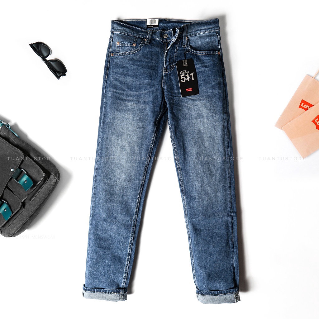 Quần Jeans dài nam,form ống đứng,chất vải co dãn,ống quần 17-19cm,made in cambodia T04