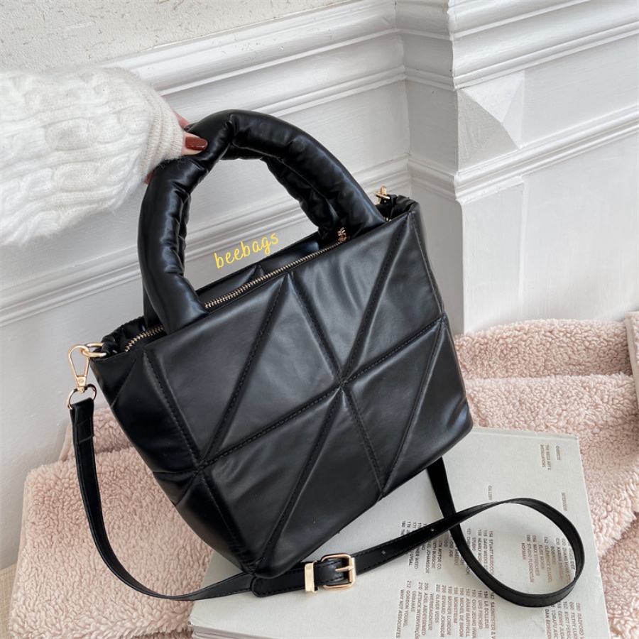 Túi Xách Chất Liệu Da Phao Màu Xanh Lá Và Đen Dễ Phối Đồ | PHAO12 | Túi Đeo Chéo Cầm Tay Da Phao Đi Làm, Đi Chơi, Cafe