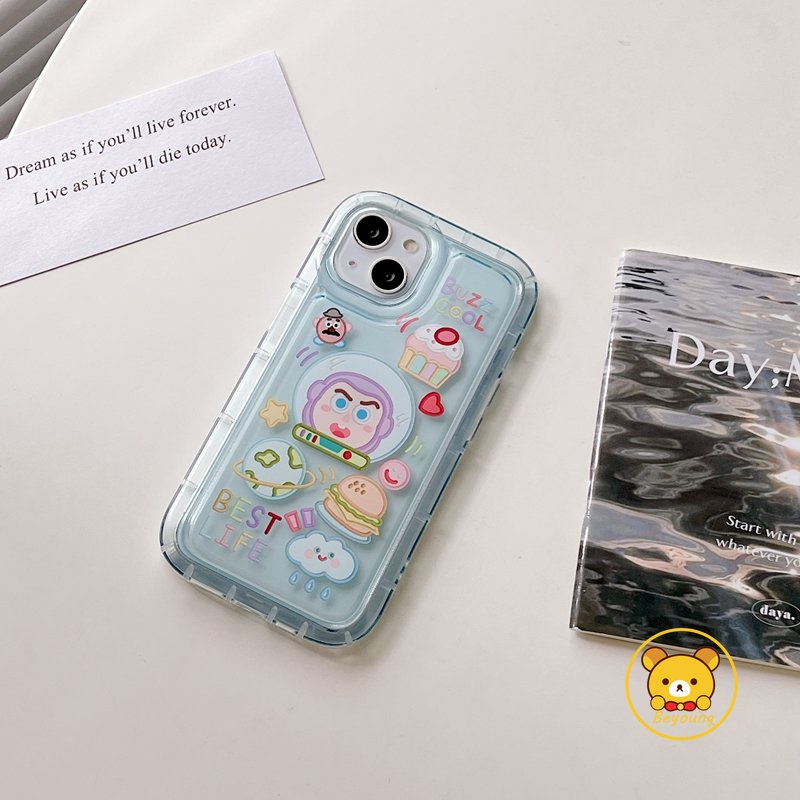 Ốp Điện Thoại Chống Sốc Chống Rơi Họa Tiết Hoạt Hình Cho iPhone 14 Plus 12 11 13 Pro Max