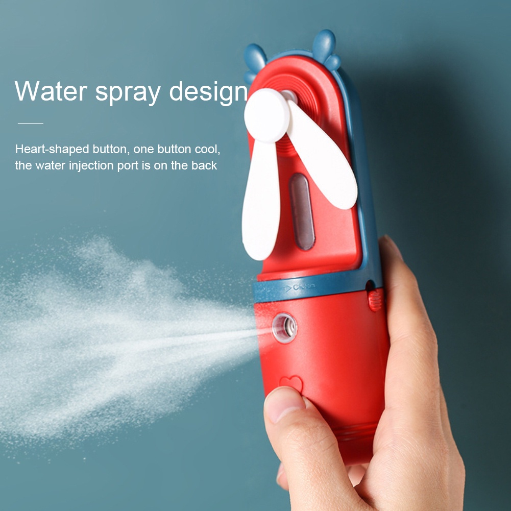 Dành cho ngoài trời Quạt mini cầm tay công suất lớn Máy tạo độ ẩm Điều hòa không khí di động Quạt điện Máy làm mát không khí Quạt làm mát Quạt phun nước Veel