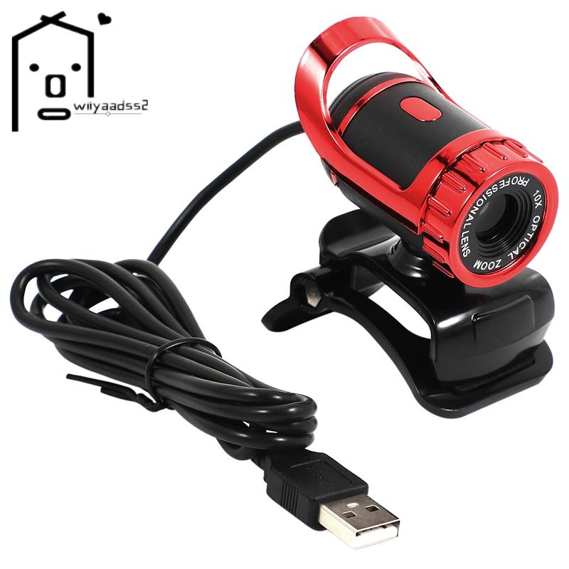 Webcam HD 50MP USB 2.0 xoay 360 độ có mic cho máy tính