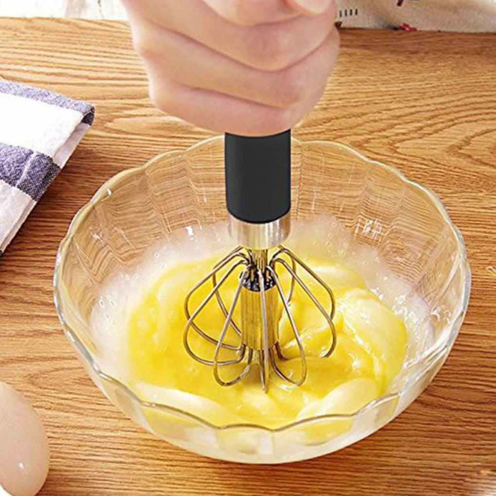 Eggbeater Stainless Steel Egg Whisk Egg Hand Mixer Blender Egg Tools Home Kitchen toyman