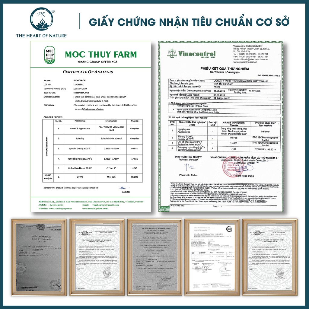 Tinh dầu cao cấp PK 5ml - nguyên chất 100%, xông thơm phòng, khử mùi, xua đuổi côn trùng, làm đẹp