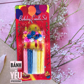 Vỉ nến xoắn cắm bánh sinh nhật - SK24